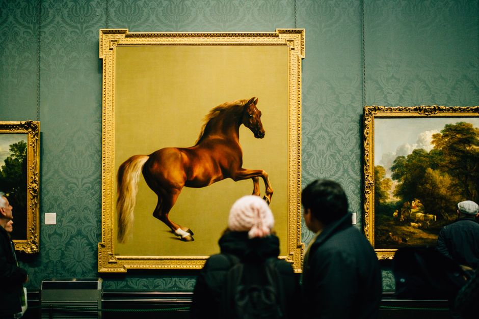 Paardenthema kunst in verfijnde gang. Paardenthema kunst in verfijnde gang.